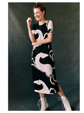 Anthropologie Corey Lynn Calter Horse Maxi Dress